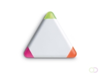 3 Kleuren markeerstift Triangulo, wit