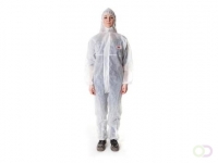 3M beschermende coverall, wit, large