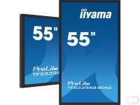 iiyama TF5539AS-B1AG beeldkrant Kiosk-ontwerp 138,7 cm (54.6") LED 435 cd/m² 4K Ultra HD Zwart Touchscreen Type processor Androi