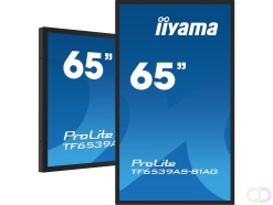 iiyama TF6539AS-B1AG beeldkrant Kiosk-ontwerp 163,8 cm (64.5") LED 435 cd/m² 4K Ultra HD Zwart Touchscreen Type processor Androi