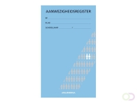 Aanwezigheidsregister Aurora 155x260mm Nederlandstalig 56 pagina's