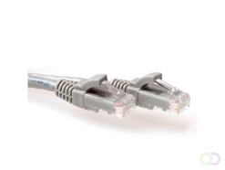 ACT Grijze 5 meter U/UTP CAT6A patchkabel snagless met RJ45 connectoren (IB3005)