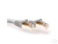 ACT Grijze 2 meter SFTP CAT6A patchkabel snagless met RJ45 connectoren (FB3002)
