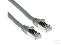 ACT Grijze 5 meter SFTP CAT6A patchkabel snagless met RJ45 connectoren (FB3005)