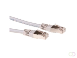ACT Grijze 3 meter LSZH SFTP CAT6 patchkabel met RJ45 connectoren (FB9003)