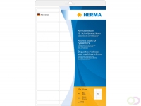 Adresetiketten voor schrijfmachines, A4, 67 x 30 mm, permanent hechtend