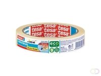 Afplaktape tesa® Economy 25mx19mm geel