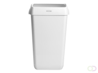 Afvalbak Katrin open inworp 25 liter wit 91899