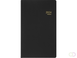 Agenda 2027 Brepols Breform Seta 1dag/1pagina zwart