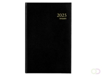 Agenda 2027 Brepols Saturnus Luxe 1dag/1pagina zwart