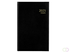 Agenda 2027 Brepols Saturnus Luxe 1dag/1pagina zwart