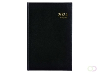 Agenda 2027 Brepols Saturnus Lima 7dagen/2pagina's zwart