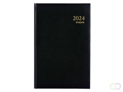 Agenda 2027 Brepols Saturnus Lima 7dagen/2pagina's zwart