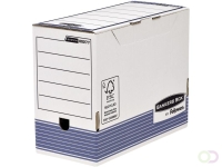 Archiefdoos Bankers Box System A4 150mm wit blauw