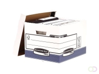 Archiefdoos Bankers Box System standaard wit blauw