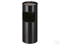 As-papierbak Metaal Zwart 30 liter