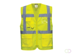 Athene Hi-Vis Mesh Executive Vest maat L, "Advanced MeshAir technology ensures excellent airflow keeping the wearer cool at all