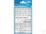 Avery Etiketten cijfers en letters A-Z, 120 stuks, zwart op wit
