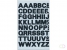 Avery Etiketten, letters A-Z, 2 blad, zwart, waterbestendige folie