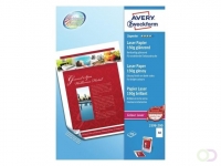 Avery Fotopapier Superior Laser Kopieerapparaat, Laserprinter, A4, 150 g/m², glanzend 2598-200
