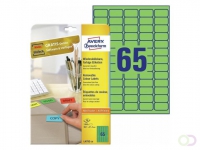 Avery Gekleurde etiketten 38,1 x 21,2 mm, groen, Inkjetprinter, Laserprinter, Kopieerapparaat, afneembaar L4792-20