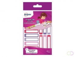 Avery Mini-naametiketten 50 x 10 mm, assorti, permanent klevend RESMI30F