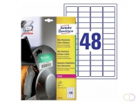 Avery Ultra-resistente etiketten 45,7 x 21,2 mm, wit, Laserprinter, Kopieerapparaat, permanent klevend L7911-10