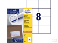 Etiket Avery 3427 105x74mm wit 800 stuks