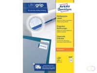 Etiket Avery 3650 48x21mm wit 5200 stuks