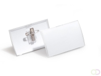 Naambadge CLICK FOLD rPP 54x90 mm met combiklem