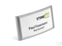 Naambadge CLASSIC 30x65 mm met combiklem