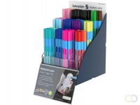 Balpen Schneider Slider Edge 120 stuks SIS-display Engels standaard en pastel kleuren