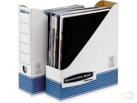 Bankers Box System tijdschriftencassette, ft A4, blauw, pak van 6 stuks