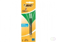 Bic vulling voor balpen 4 Colours Medium, blister met 2 stuks, groen
