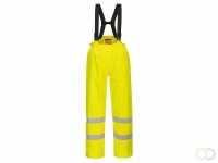 Bizflame Gevoerde Regenbroek Hi-Vis Antistatisch FR maat XL, Yellow