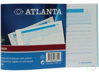 Atlanta by Jalema bonboekjes genummerd 1-100, 100 blad in tweevoud, met carbon