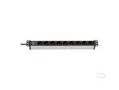 Brennenstuhl Alu-Line 19" PDU 16A met 9x Type F stopcontacten