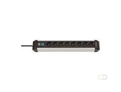 Brennenstuhl Alu-Line PDU 16A met 8x Type F stopcontacten met schakelaar