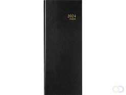 Agenda 2027 Brepols Saturnus Lima 7dagen/2paginas smal zwart