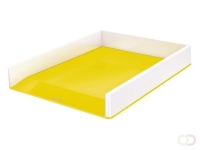 Brievenbak Leitz WOW A4 wit/geel