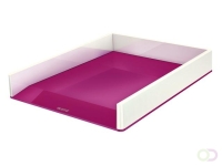 Brievenbak Leitz WOW wit/roze
