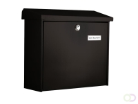 Brievenbus staal Comfort Zwart 14,8 x 38 x 34 cm