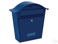 Wandbrievenbus Paris Blauw 36,5 x 13,2 x 37 cm