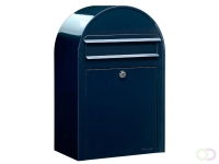 Brievenbus Wandmodel Zwartblauw RAL5004 32 x 21 x 50 cm