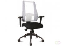 Bureaustoel Topstar lady sitness deluxe zwart/wit