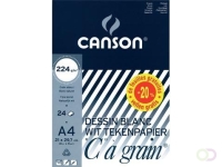 Canson tekenblok C à grain® ft A4, papier van 224 g/m²