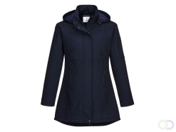 Carla Softshell Jack voor dames (3L) maat L, Navy