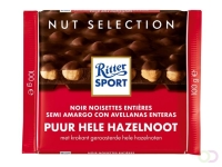 Chocolade Ritter Sport puur-hele hazelnoot 100gr