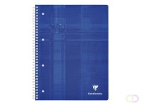 Collegeblok Clairefontaine Studium A4  ruit 5x5mm 4-gaats 80 pagina's assorti