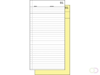 Commissieboek Expres SI-30020 210x105mm 50x2vel